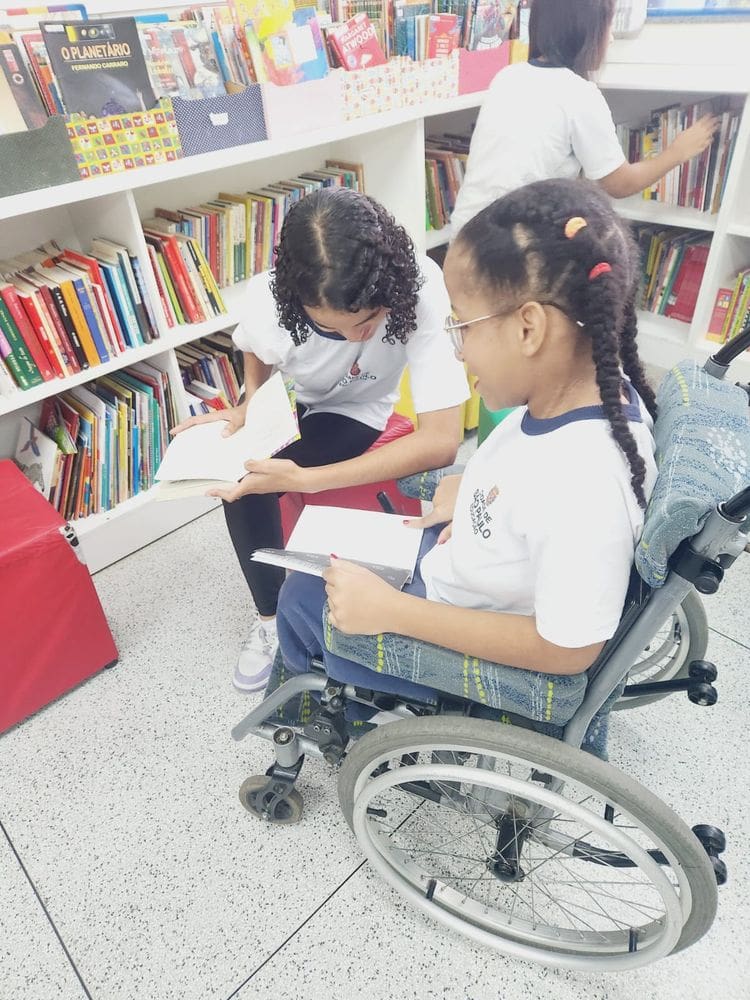 Imagem do Clube de Leitura da EMEF Capistrano de Abreu